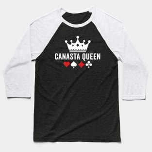 Canasta Queen Baseball T-Shirt